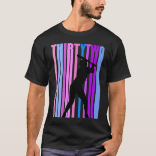 T-shirt Filles 32e baseball Anniversaire Softball Sports G
