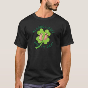 T-shirt Filles Alcool gratuit Paddy's Day. Lucky Irish Pou