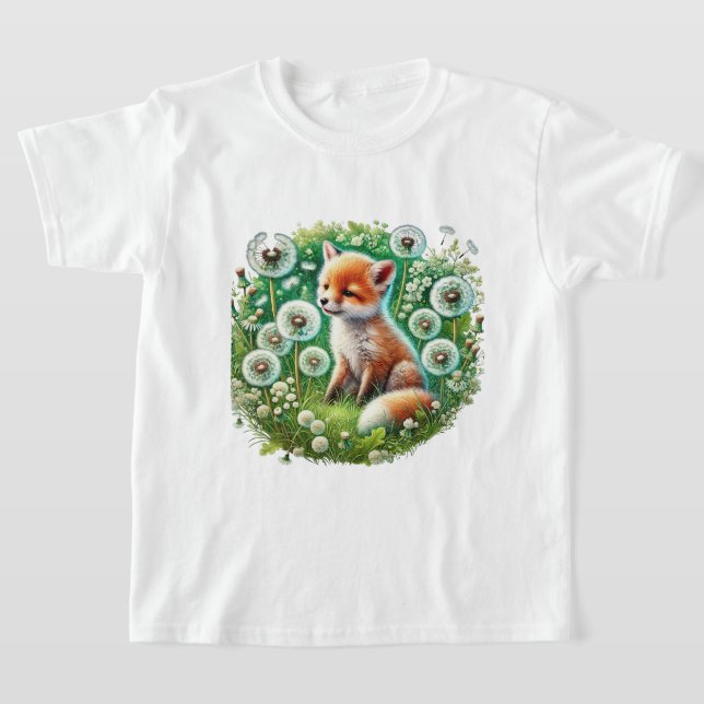 T-shirt Filles amoureuses de renard mignon  (Poser)