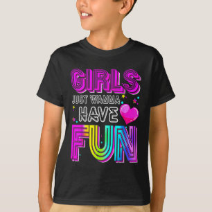 T-shirt Filles Amusantes Je Veux Juste Avoir Amusé Awesome