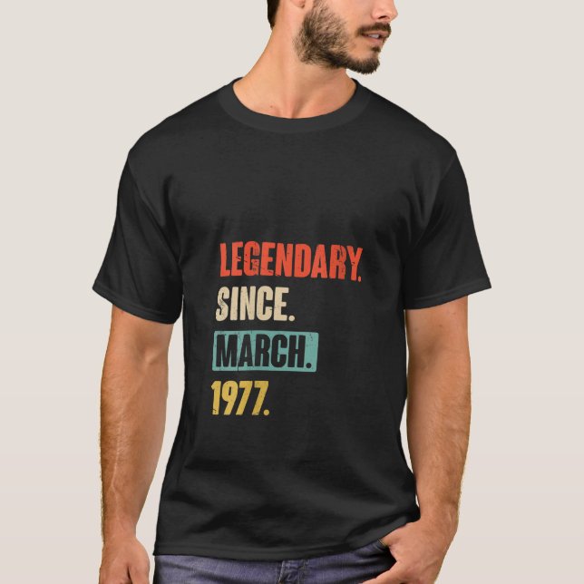 T-shirt Filles Anniversaire 46 Mars Décoration 46 Ans (Devant)