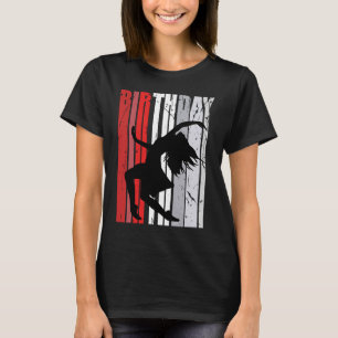T-shirt Filles Anniversaire Danse Rouge Danse Expressive M