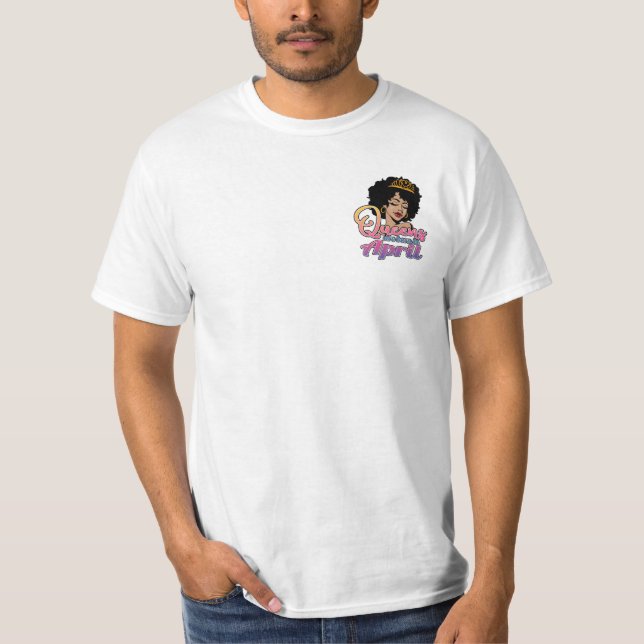 T-shirt Filles Avril Anniversaire Pour Les Femmes Afro (Devant)