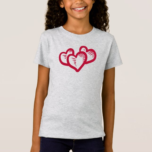 T-Shirt Filles Basketball Tee (Devant)