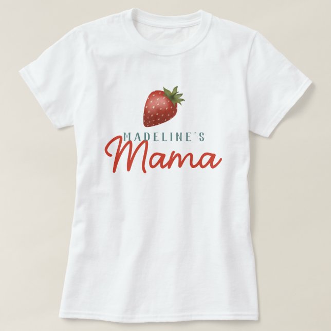 T-shirt Filles Berry Premier été Enfants 1er anniversaire (Design devant)