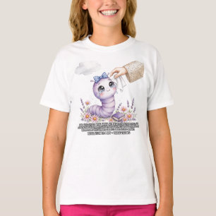 T-shirt Filles-Bible KJV-Apocalypse 21:4 Chemise Ver