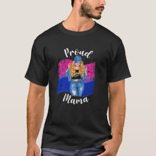 T-shirt Filles Bisexual Fierté Mama Gay pride Lgbtq B