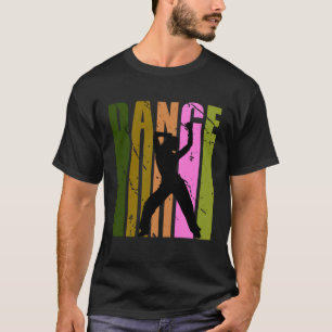 T-shirt Filles Break Dance Retro Fille Danser Ado Daug