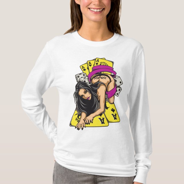 T-shirt filles carte (Devant)