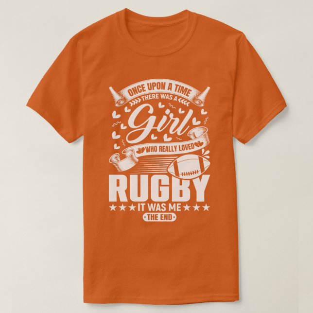T-shirt Filles c'était moi Rugby (Design devant)