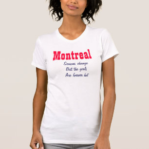 T-shirt Filles chaudes de Montréal