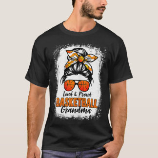 T-shirt Filles chaudes et fière de basket-ball grand-mère 