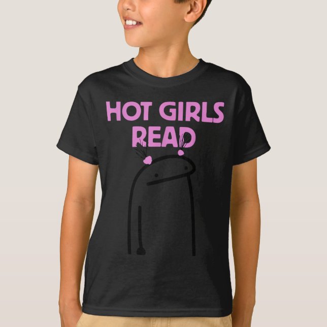 T-shirt Filles Chaudes Lisent (Devant)