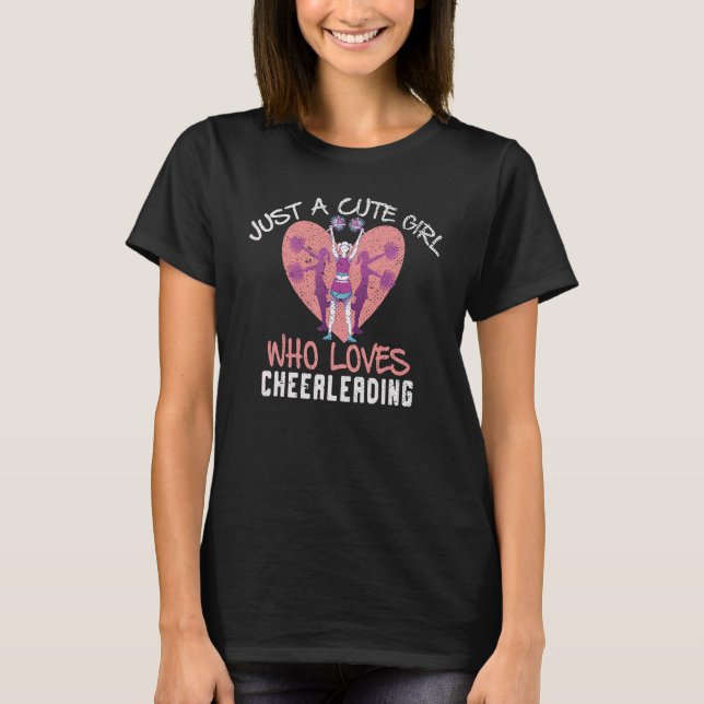 T-shirt Filles Cheerleading Femmes Pratique Cheerlead (Devant)