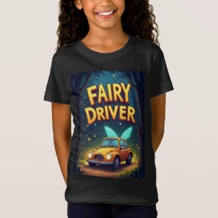 T-Shirt Filles conductrices de voitures féériques Forêt Ma