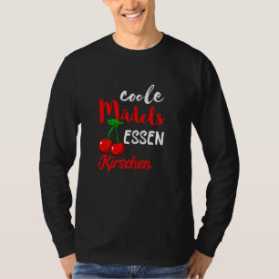 T-shirt Filles cool Nourriture Cerises Fruits Fruit Sucré