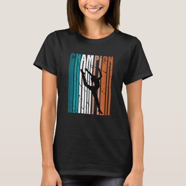 T-shirt Filles Cool rythmique gymnastique Anniversaire dév (Devant)
