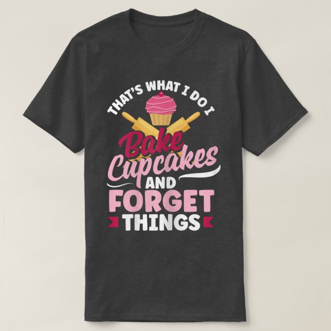 T-shirt Filles Cupcake Baking Funny Bake Lover 2938 (Design devant)
