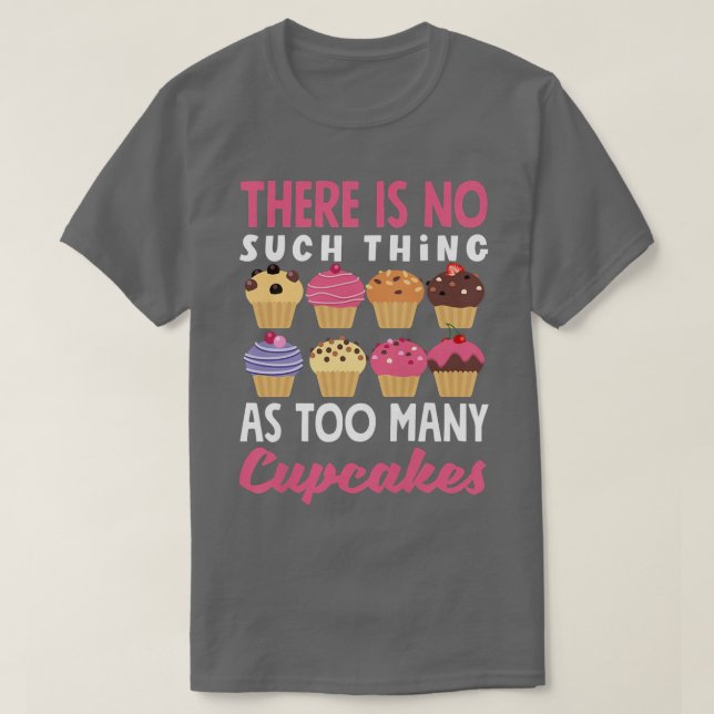 T-shirt Filles Cupcake Baking Funny Cupcake (Design devant)