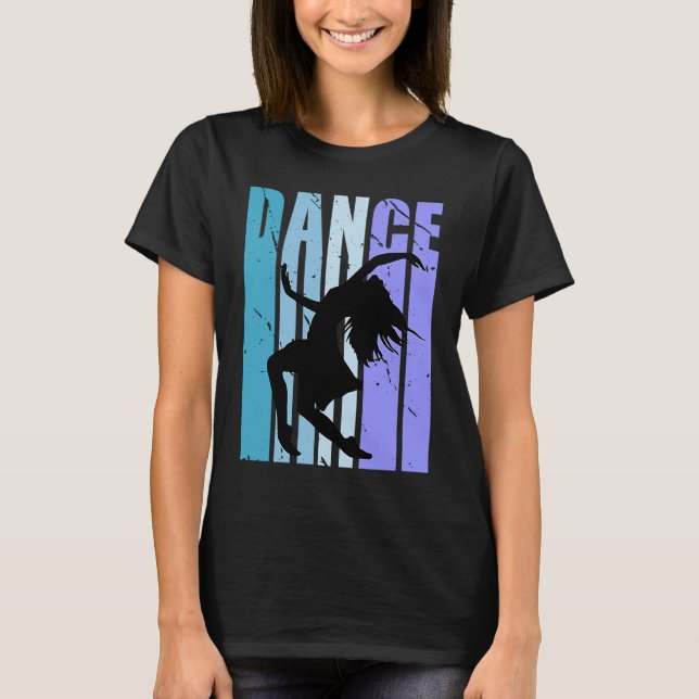 T-shirt Filles Danse Couleurs Danse Danse Coach contempora (Devant)