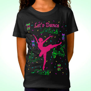 T-Shirt Filles Danse Notes musicales