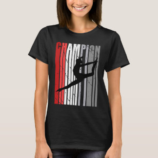 T-shirt Filles Danse Rouge Anniversaire Retro Dehors Danse
