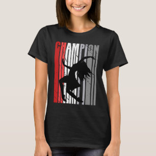 T-shirt Filles Danse Rouge Danse Anniversaire Danseur Rétr