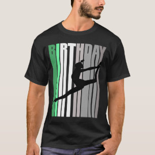 T-shirt Filles Danse verte Anniversaire Colorée Élégante D