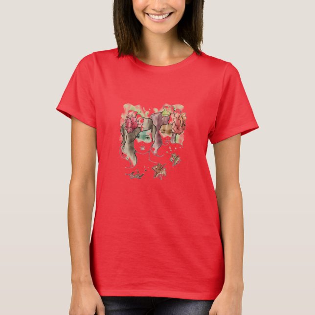 T-shirt Filles d'automne - Chemise Ringer (Devant)