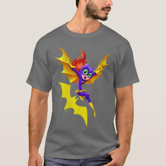T-shirt Filles DC Comics Super Hero Girls Batgirl col V