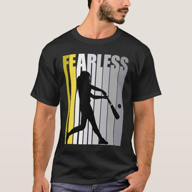 T-shirt Filles de baseball Fierce Courage Fort Fierce Grap (Devant)
