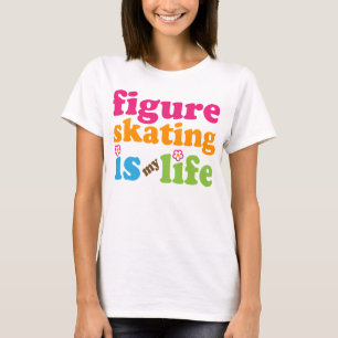 T-shirt Filles de cadeau de patineur artistique