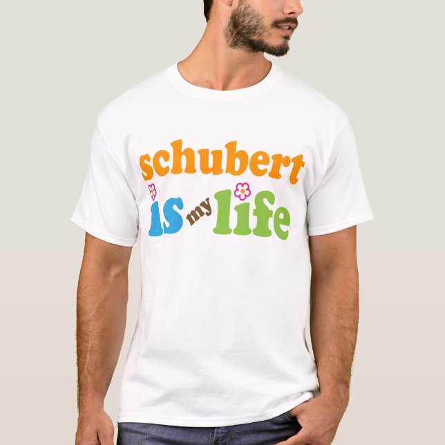 T-shirt Filles de cadeau de Schubert (Devant)