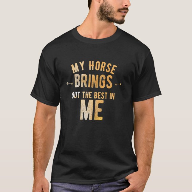 T-shirt Filles de cheval à cheval Équitation Femmes  4 (Devant)