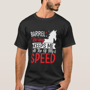 T-shirt Filles de cheval à cheval Femmes Équitation  2