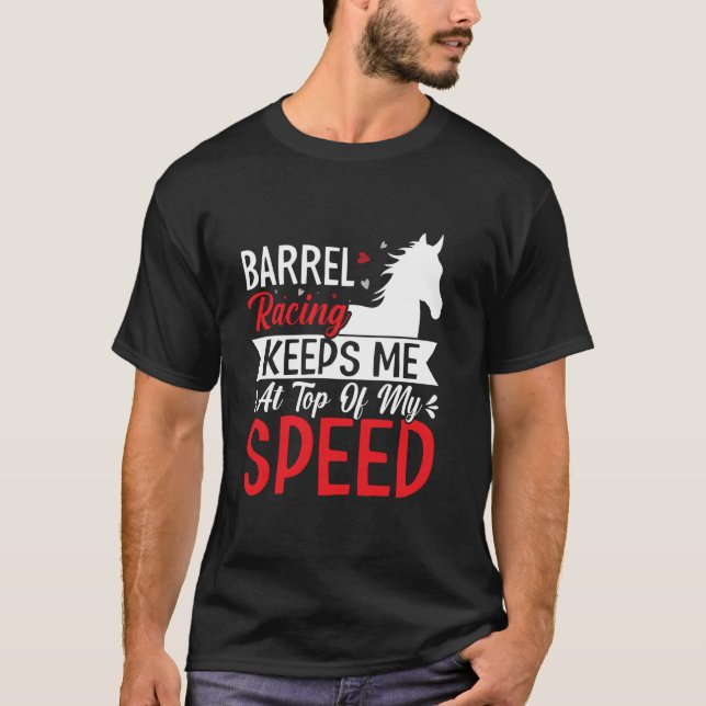 T-shirt Filles de cheval à cheval Femmes Équitation  2 (Devant)