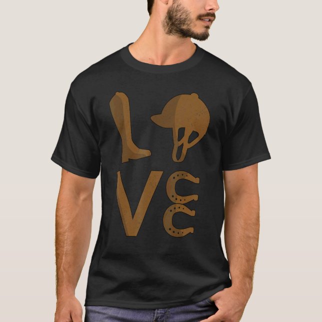 T-shirt Filles de cheval à cheval Femmes qui aiment les ch (Devant)