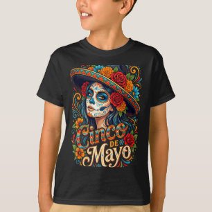 T-shirt Filles de Cinco de Mayo femmes fiesta mexicaine 5