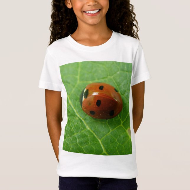 T-shirt filles de coccinelle (Devant)