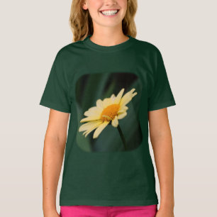 T-shirt Filles de la nature fleurie de marguerite 