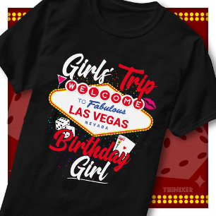 T-shirt Filles de Las Vegas pour un voyage d'anniversaire
