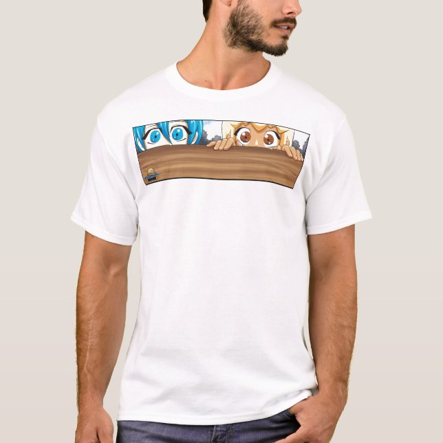 T-shirt Filles de Manga - coup d'?il (Devant)