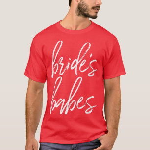 T-shirt Filles de mariée Demoiselle d'honneur Fête de bach