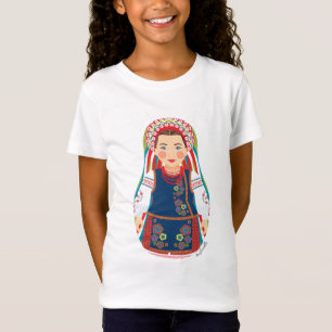 T-Shirt Filles de Matryoshka d'Ukrainien