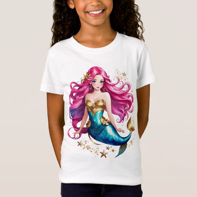 T-Shirt Filles de Mermaid (Devant)