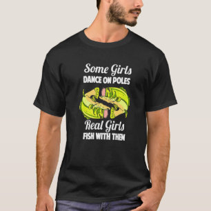 T-shirt Filles de pêche Certaines filles dansent sur des p