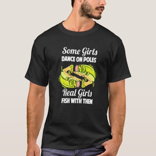T-shirt Filles de pêche Certaines filles dansent sur des p (Devant)