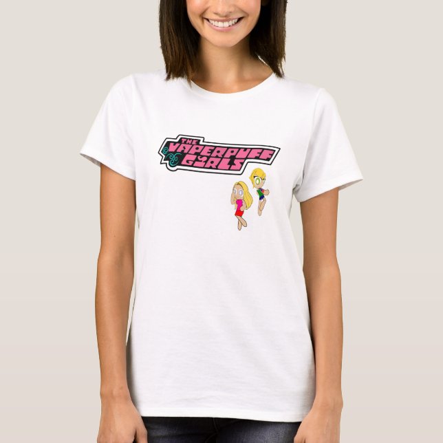 T-shirt filles de vaperpuff (Devant)