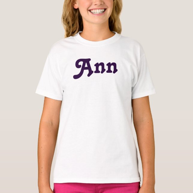 T-shirt Filles de vêtements Ann (Devant)