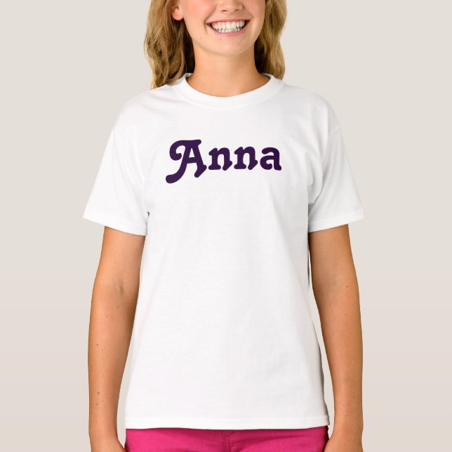 T-shirt Filles de vêtements Anna (Devant)